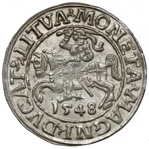 Zygmunt II August, Półgrosz Wilno 1548