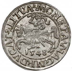 Zikmund II August, půlpenny Vilnius 1548
