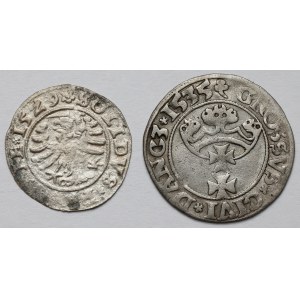 Žigmund I. Starý, Shelly 1529 a Grosz 1535 - sada (2ks)
