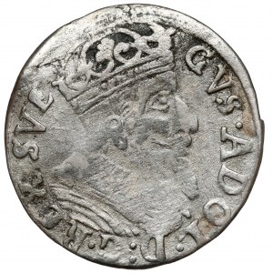 Gustav II Adolf, Elbląg 1629 - '1620' penny