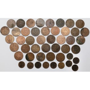 1-5 pennies 1925-1939, set (47pcs)