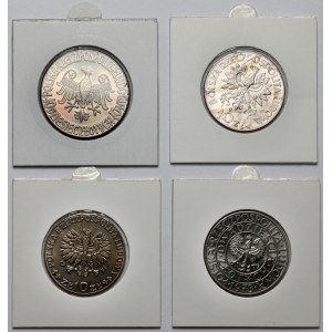 PRÓBA CuNi 10-20 złotych 1964-1973, zestaw (4szt)