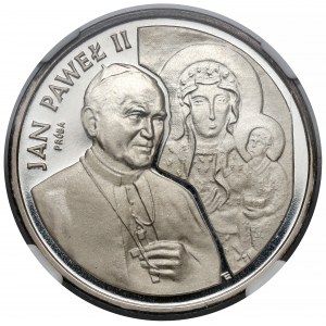 Próba SREBRO 200.000 złotych 1991 Jan Paweł II - Matka Boska