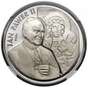 Vzorka SILVER 200 000 zlatých 1991 Ján Pavol II - Matka Božia