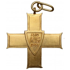 PRL, Orden des Kreuzes von Grünwald Kl.I - in GOLD