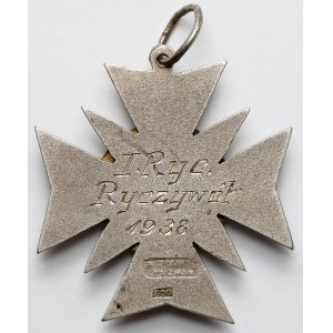 Krzyż Nagrodowy Bractwa Kurkowego - I Rycerz, Ryczywół 1938