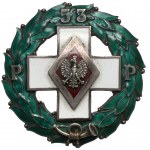 Badge, 53rd Border Rifle Infantry Regiment - in silver