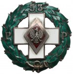 Abzeichen, 53rd Border Rifle Infantry Regiment - in Silber