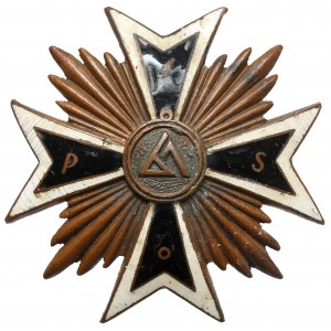 Odznaka, 1 Pułk Samochodowy - niekompletna - bez orła