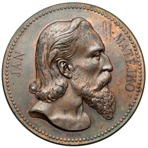 Medal, Jan Matejko - Malarzowi Historycznemu Rodacy, 1875