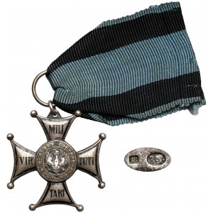 Sekundär des Ordens der Virtuti Militari cl.V - in Silber, Knedler aus der Zwischenkriegszeit