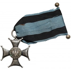 Wtórnik Orderu Virtuti Militari kl.V - w srebrze, z matrycy Reisinga