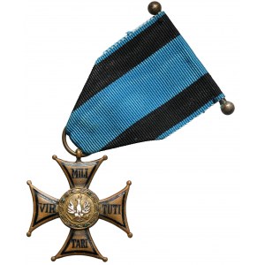 Secondary of the Order of Virtuti Militari cl.V - three-piece, from the interwar period