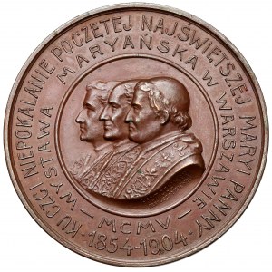 Medal, Wystawa Mariańska w Warszawie 1905