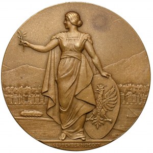 Medaile, přijetí Polska do Rady Společnosti národů v Ženevě 1926