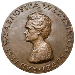 Medal, Marie Skłodowska-Curie 1954