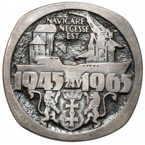 Medaille, Technische Universität Danzig 1965