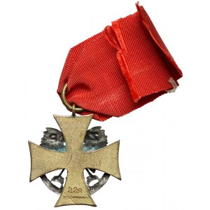 Commemorative badge, Union of Societies of Insurgents and Warriors in the area of the District Command of Corps VII [229].