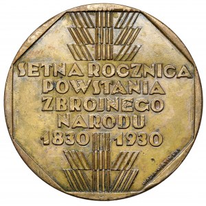Medaile, 100. výročí listopadového povstání 1930 (Repeta/Wabiński)