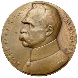 Medal, Józef Piłsudski, 10. rocznica Wojny Polsko-Bolszewickiej 1930