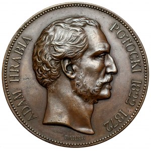 Medal, Adam Count Potocki 1872