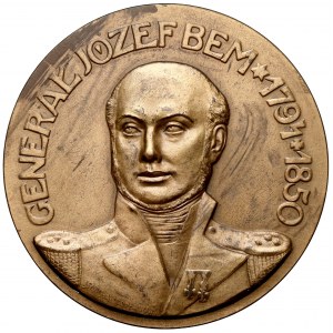 Medaila, generál Joseph Bem 1928