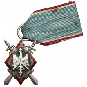 Haller's Swords badge. - SZW and silver punches