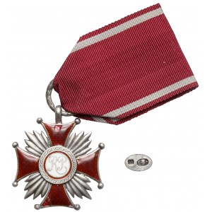 II RP, Silbernes Verdienstkreuz - J. Knedler - in Silber