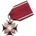 II RP, Silbernes Verdienstkreuz - J. Knedler - in Silber