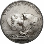 Medal, Józef Piłsudski, Rocznica Śmierci 1936 - w srebrze - RZADKI