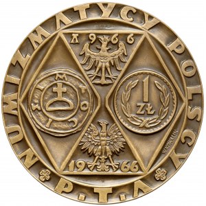 Medal, Tysiąc lat monety polskiej 1966