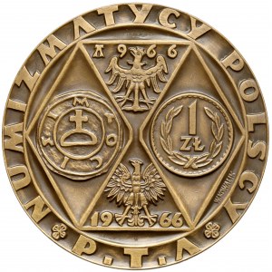 Medal, One thousand years of Polish coinage 1966