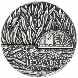 Medal, Radziłow Wąsosz Jedwabne Jewish Memorial Silver 2001.