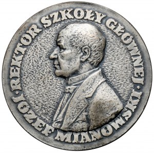 Medaila, rektor strednej školy - Jozef Mianowski 1962