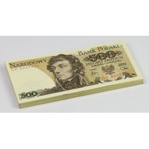 PAKIET 500 złotych 1982 - GF (65szt)