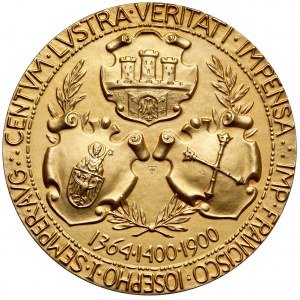 Medal, Jubileusz Uniwersytetu Jagiellońskiego 1900