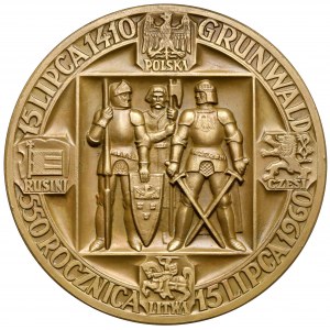 Medal, 550. rocznica Bitwy pod Grunwaldem 1960