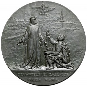 Medaile, Wladyslaw Leopold Jaworski 1916 - vzácná