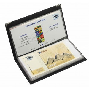Hologram Industries - show folder with 12 pcs. of different TestNotes
