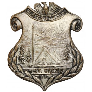 Badge, 1st Group Summer Camp of the Warsaw University of Technology in Stary Sacz 1930