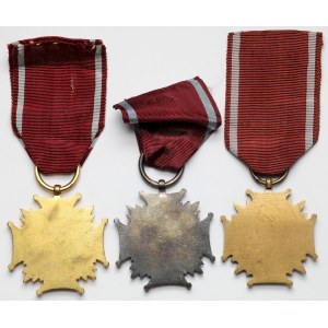 PRL, Krzyże Zasługi - zestaw (3szt)