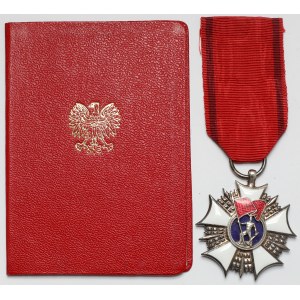 Volksrepublik Polen, Orden des Banners der Arbeit Kl.II + Ausweis