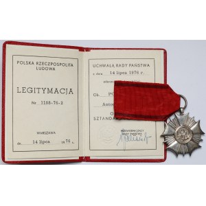 Volksrepublik Polen, Orden des Banners der Arbeit Kl.II + Ausweis