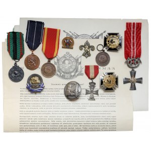 Finland, Large set of medals and badges + documents