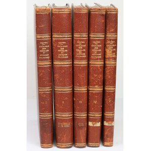 Czapski, Catalogue of Collections Volumes I-V - ORIGINAL - set in BEAUTIFUL condition