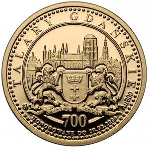 GOLD 700 Danziger Taler 2008 Lech Walesa