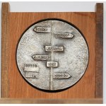 Medaila, PTTK 1873-1973 - v drevenej krabičke