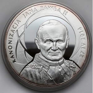500 Gold 2014 Heiligsprechung von Johannes Paul II - 1 kg Ag.999