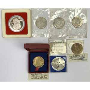 Medals - John Paul II (including SILVER) (7pcs)