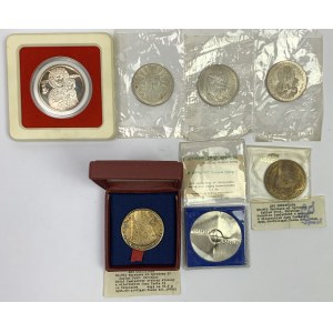 Medale - Jan Paweł II (w tym SREBRO) (7szt)